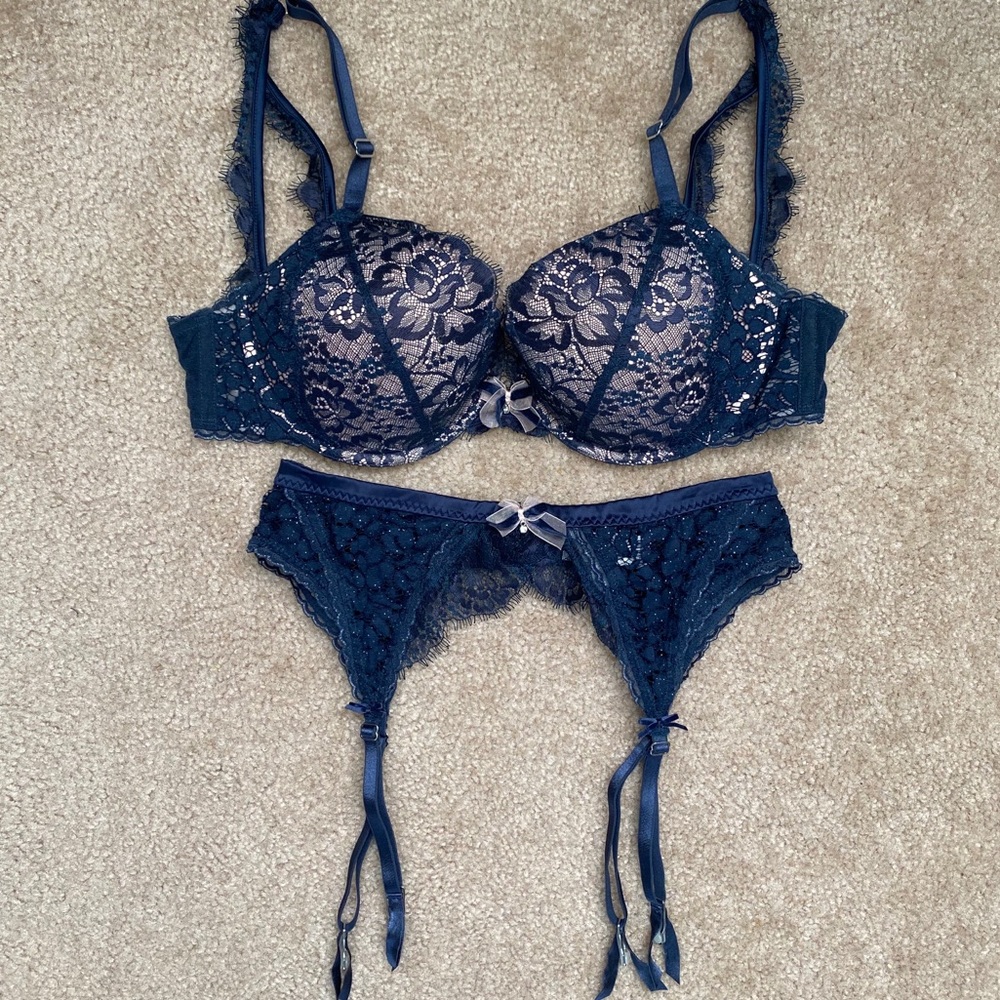 Navy Blue Lingerie